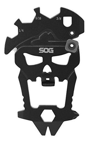 Sog Macv Tool Sm1001 - Negro Rigido, 12 Herramientas En Una: