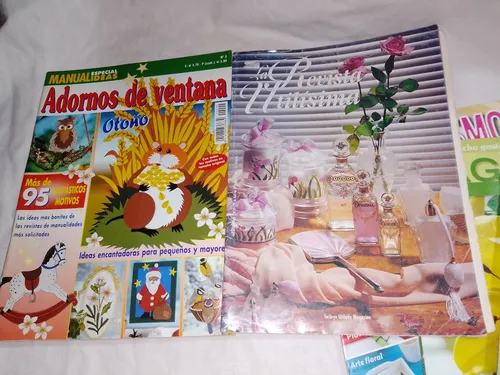Lote Revistas Manualidades Pintura Porcelana Decoupage (Usado)