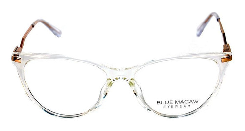 Óculos Armação Blue Macaw Mc7043 C8 Feminino Translucido