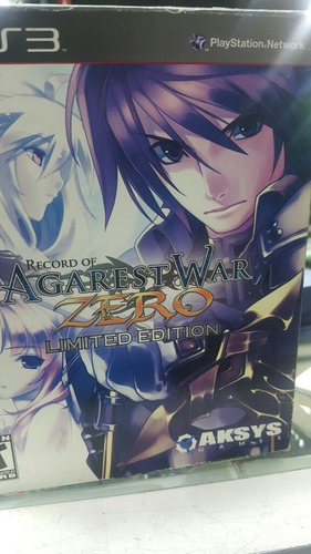 Récord Of Agarest War Zero Limited Edition Ps3 (físico) Orig