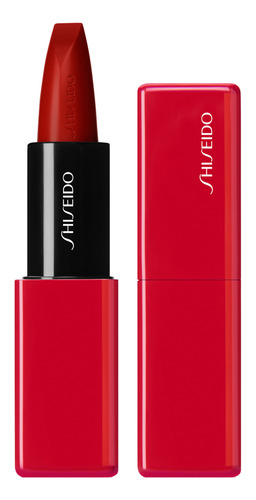 Labial Shiseido Technosatin Gel Lipstick N° 413 Garnet Red