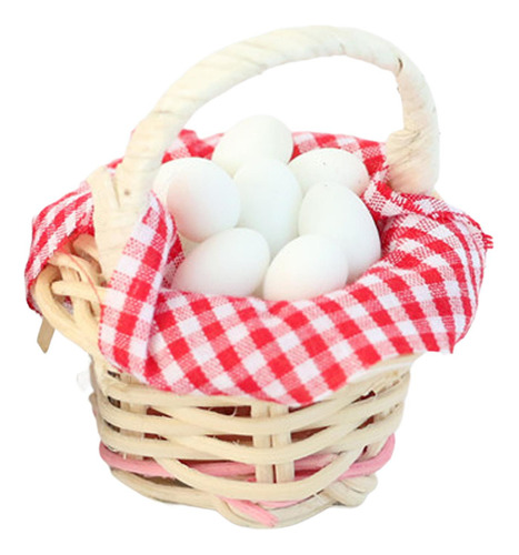 3 Huevos De Casa De Muñecas A Escala 1/12 Para Huevo