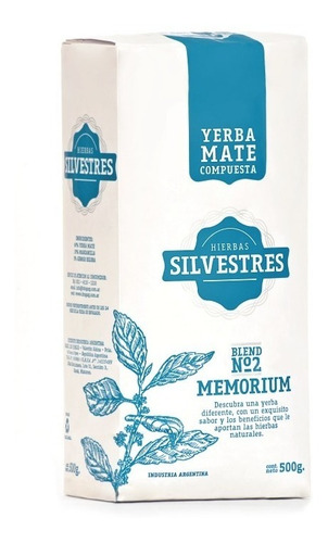 Imagen 2 de 8 de Yerba Mate Hierbas Silvestres Compuesta - Mix X 10 Un.