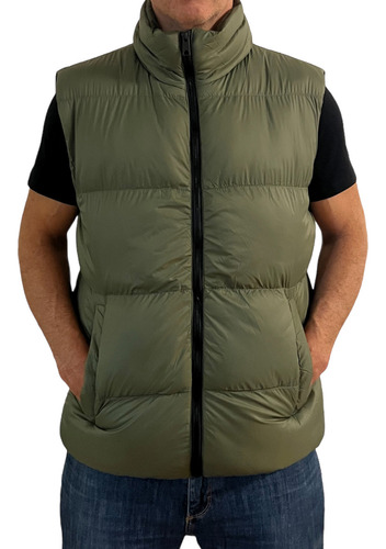 Chaleco Campera Ultraliviano Hombre Pluma Sintetica 