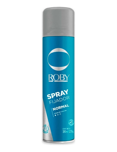 Roby Spray Fancy Look Fijador Normal Para El Cabello X390 Ml