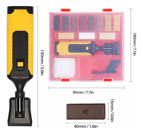 Kit De Reparación De Pisos De Madera Con 11 Bloques De Cera