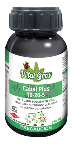 Cabal Plus Floración Regulador Crecimiento- Vital Grow 250ml