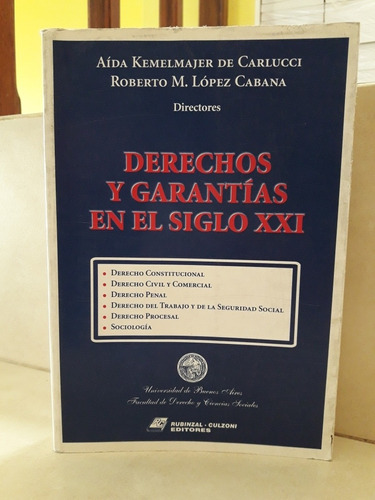 Derechos Y Garantías En Siglo Xxi. Kemelmajer - López Cabana