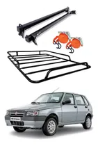 Comprar Barras Porta Equipaje Fiat Uno Fire 4\u002F5p + Parrilla + Cintas