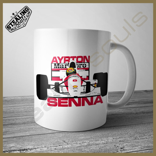 Taza Fierrera - Formula 1 #821 | Ayrton Senna - F1