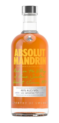 Vodka Absolut Mandrin 750 Ml