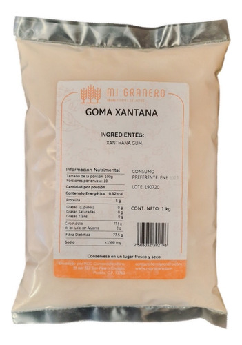 Goma Xantana 500 Gramos