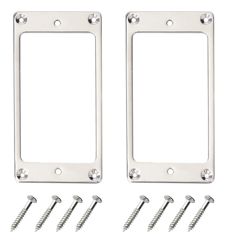 2 Pcs Cubierta De Marco De Pastilla Humbucker De Metal ...