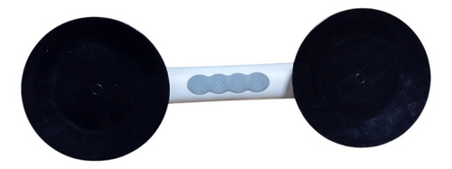 Agarradera De Succion Para Baño De Doble Ventosa Uso Rudo Color Blanco