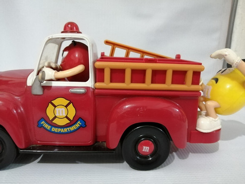 Despachador Lunetas M&ms Carro De Bomberos Incompleto (Usado)
