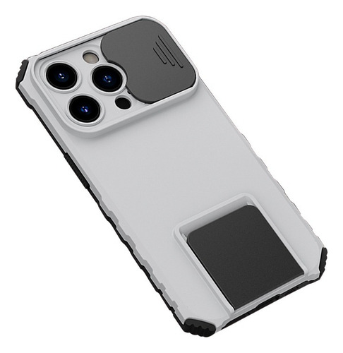 Funda For iPhone 14 Plus Pro Max Lente Deslizante Y Soporte