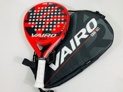 Imagen 2 de 5 de Paleta De Padel Vairo Compact Advanced Carbono Bordó
