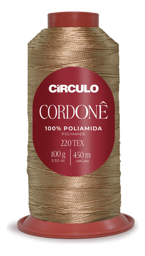 Fio Cordonê Circulo 100g 450mts Cor 7031 Licor