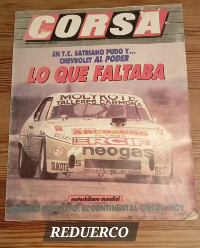 Revista Corsa 1194 - 1989 Satriano Motociclismo Mundial 24/5 (Usado)