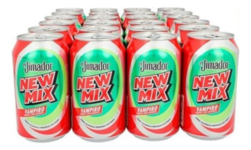 Pack De 24 Bebida Preparada New Mix Jimador Vampiro Lata 350