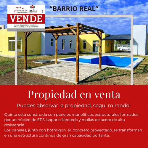 Amplia Casa Quinta Tipo Rural En Barrio Real A Estrenar De Junín (b) 3 Dormitorios.