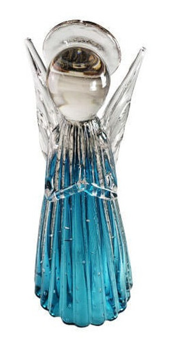 Anjo De Murano D'labone - Cristal Duma Azul Aquamarine Médio