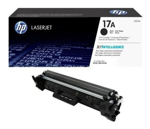 Toner Original Hp 17a Preto 1600 Paginas(m102w/m130fn) Cf217