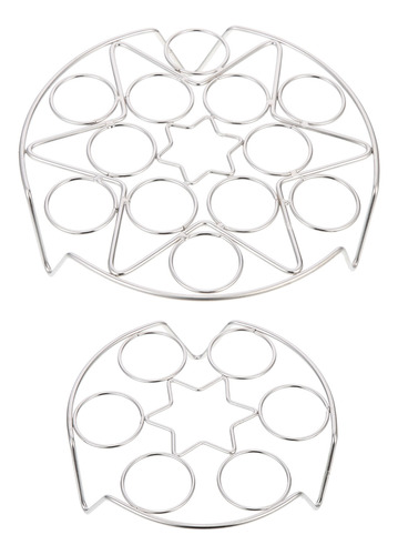 Hervidor De Huevos A Vapor De Acero Inoxidable, Poroso, 2 Un