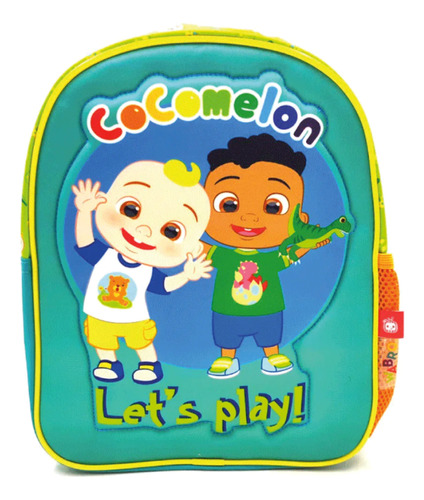 Mochila  Cocomelon  Let's Play 12 Pulgadas