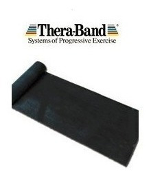 2 Bandas Elasticas Theraband Negro 3 Mts C/u Envío Gratis