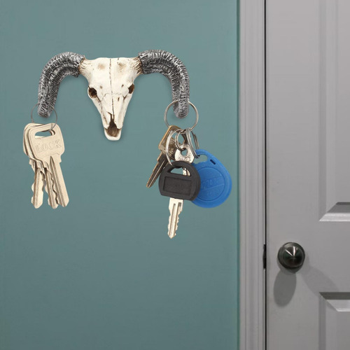 Estante Para Llaves De Calavera De Vaca Animal Gancho