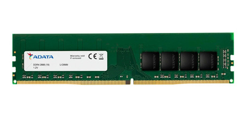 Memoria Ram Ddr4 4gb 2666 Mhz Adata Premier Udimm Intel Amd