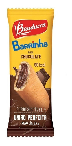 Barrinha Maxi Chocolate Bauducco 60 Unidades