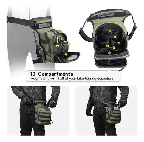 General Bolsa Multifuncional Respirável Para Motocicleta