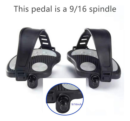 Pinzas Para Pedales De Bicicleta, Jaulas Y Correas, 1 Par, A