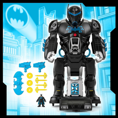 Juguete Imaginext Dc Super Friends Batbot Bat-tech