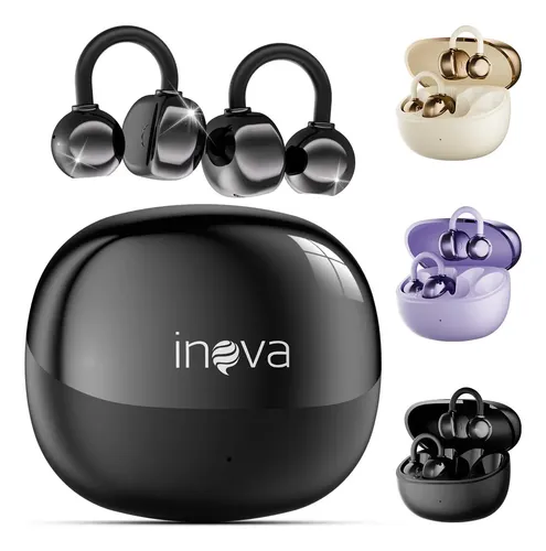 Fone De Ouvido Bluetooth Clip-on Sem Fio Fone Esportivo Bt6.0, 50h Standby ,conforto P/ Academia+treino E Traba Ows Esportivo, Estéreo Hi-fi, Chamada Hd Bluetooth Corrida