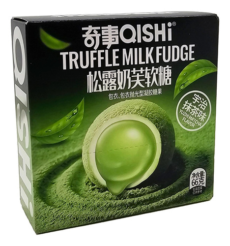 Trufas Sabor Matcha Qishi 66gr