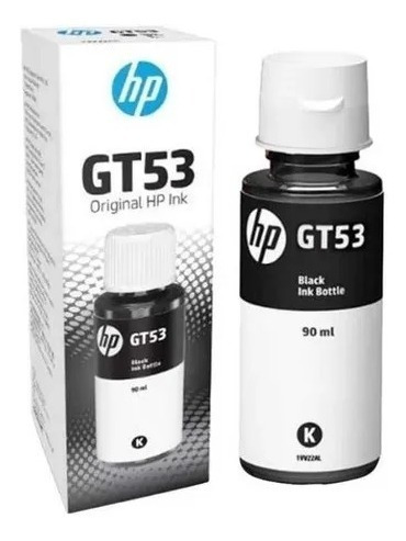 Botella De Tinta Hp  Gt53 N/ Gt52c 