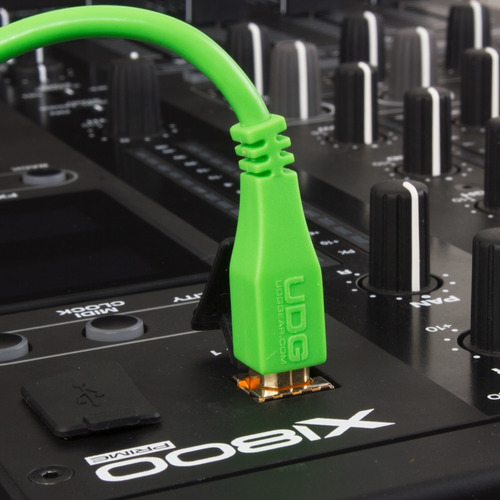 Cable Audio Usb Udg 2.0 A-b 3 Mt Verde Recto U95003gr