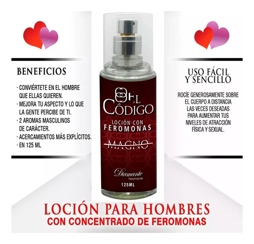 Perfume Loción Con Feromonas Body Hombres 125ml Atracción