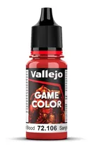 Comprar Colores Pinturas Acrilicas Game Color Vallejo Modelismo 17ml Color 72106 SANGRE ESCARLATA-SCARLETT BLOOD