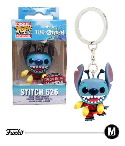 Funko Pop Stitch 626 Llavero Lilo & Stitch Keychain