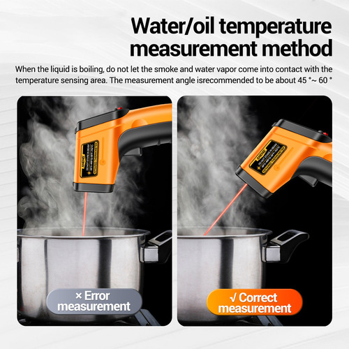 Termómetro Industrial Termómetro Infrarrojo De Temperatura