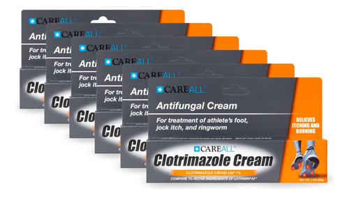 Careall (6 Unidades De 1.0 Oz. Clotrimazol Crema Antifungica