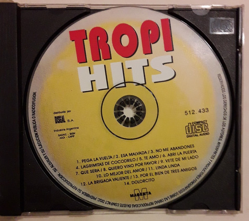Varios Cd Tropihits Vol 1 1996 Cumbia (Usado)