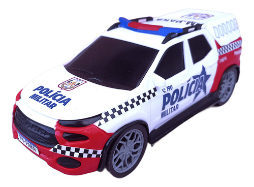 Miniatura Viatura Polícia Militar Pará Carroceria Fechada Branco
