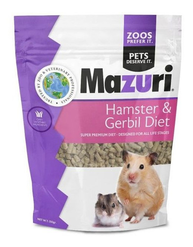 Mazuri Alimento Para Hamster Y Jerbil 350g