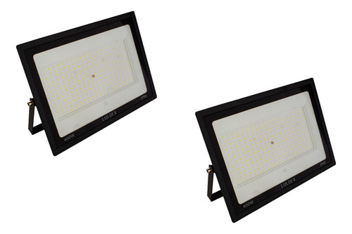 Reflector Led 400w Luz Blanca Fria 6500k Ip65 2 Piezas Envio