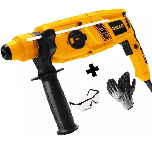Rotomartillo Ingco Rgh9018 800w 0-1200rpm 2.5 Joule + Regalo